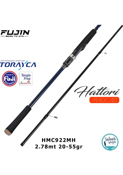 Madcast HMC922MH 2.78MT 20-55GR (2p) Spin Kamış fırsatları