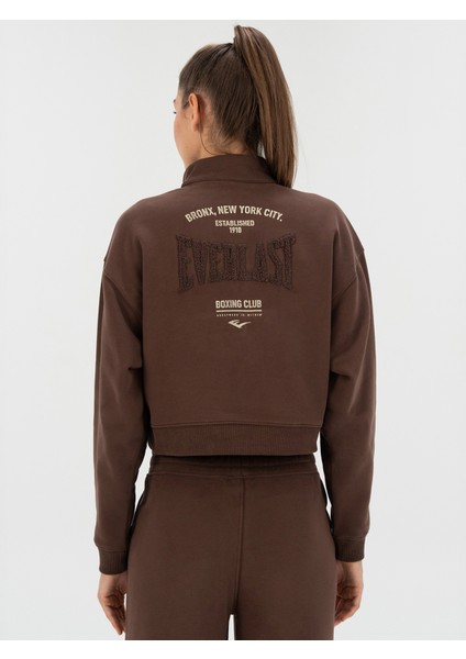 Bronx Nyc Kahverengi Kadın Sweatshirt fırsatları