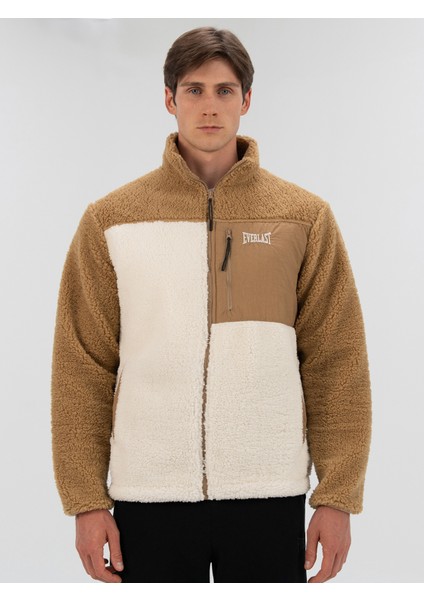 Winter Essentials Krem Erkek Full Zip Sherpa Sweat
