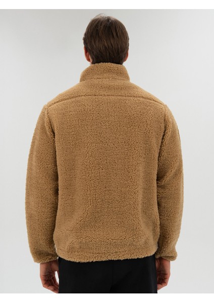 Winter Essentials Krem Erkek Full Zip Sherpa Sweat fırsatları