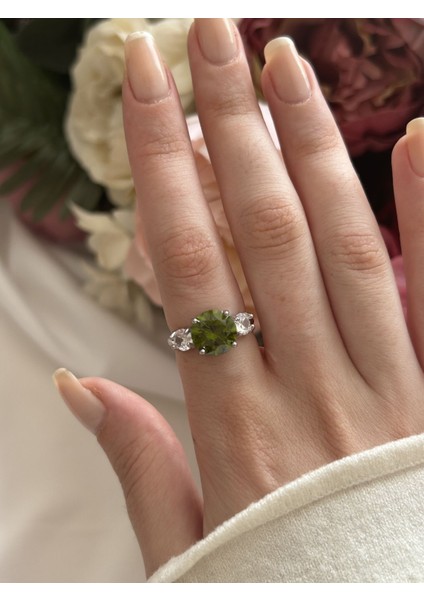 Yeşil Zirkon Taş Yüzük