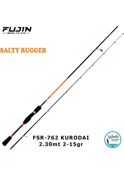 Salty Rugger FSR-762 Kurodai 2.30MT 2-15GR (2p) Lrf Kamış