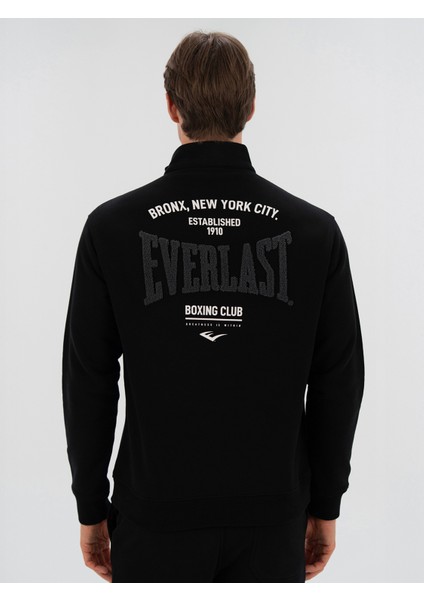 Bronx Nyc Half Zip Regular Siyah Erkek Sweatshirt fırsatları