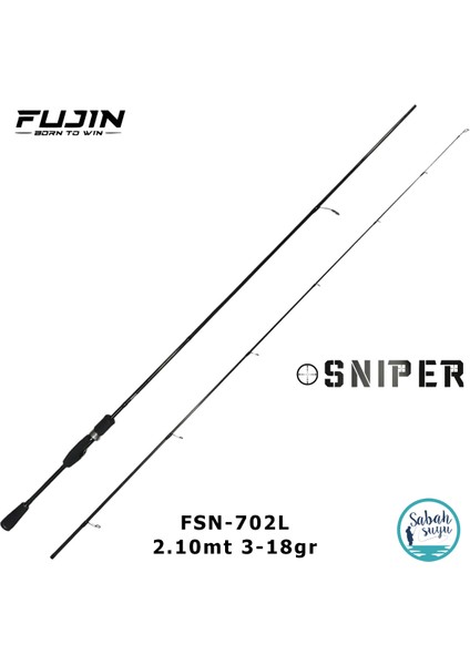 Sniper FSN-702L 2.10MT 3-18GR (2p) Light Spin Kamış