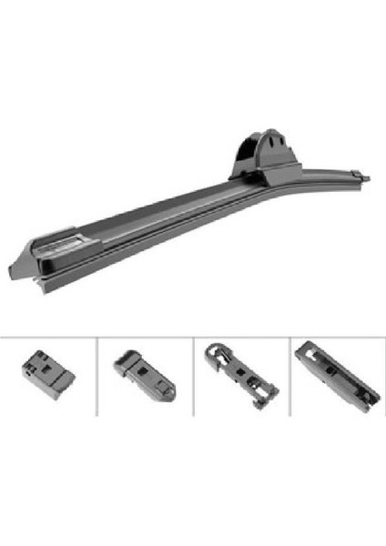 25 Bosch 3397015582 - Silecek Süpürge Lastiği Muz Tip ( A D E T ) 4 Aparat 600MM 24'' Octavia 04-13 Rapid 13-22 Superb 08-15 Yeti 09-17 Golf 03-05 LT35 97-07