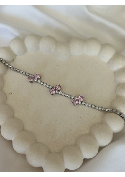 Pembe Kurdela Bileklik fiyatları