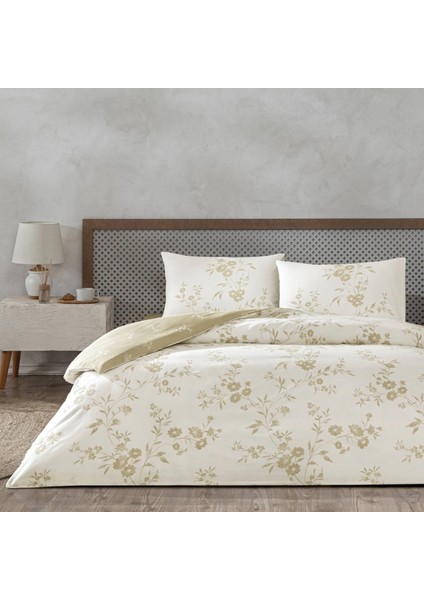 Yeni Sezon Ranforce Çift Kişilik Nevresim Takımı Vellise Beyaz