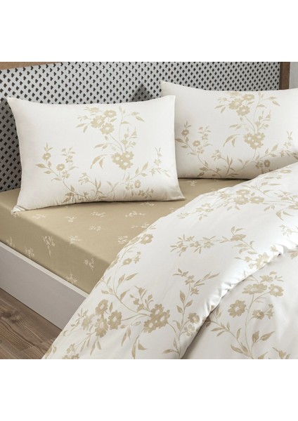 Yeni Sezon Ranforce Çift Kişilik Nevresim Takımı Vellise Beyaz modelleri