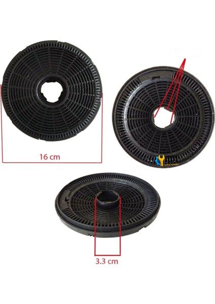 Silverline Uyumlu 3447 Davlumbaz Aspiratör Karbon Filtresi fiyatları