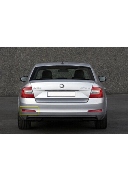 Skoda Octavia A7 2013-2017 Arası Modeller Arka Tampon Sol Alt Reflektörü Kedi Gözü 5E5945105 fiyatları