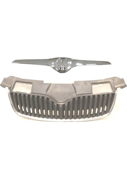 25 5JD853668BX - Panjur Ön Komple Krom Çıtalı, (Panjur Nikelajlı 71CM) Fabıa 07-14 Roomster 06-15