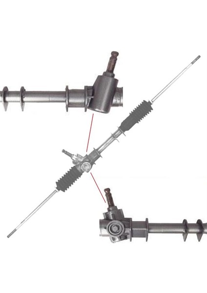 24 Sısmak 240110 - Direksiyon Kutusu Rot Başsız Favorit 88-95 Felicia 95-01 Forman 88-95