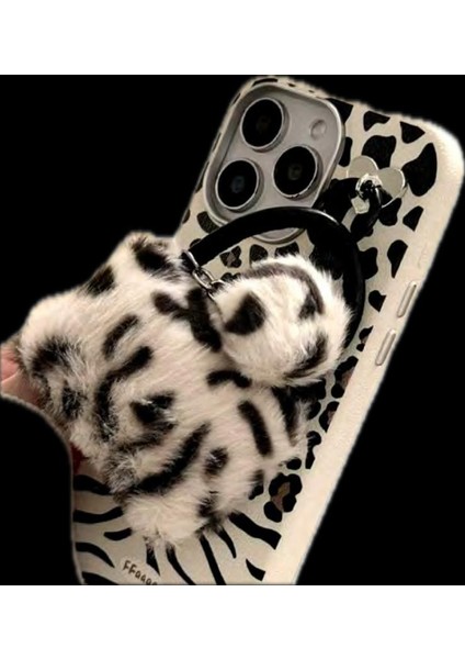 iphone Uyumlu Zebra Desenli ve Peluş Çanta Çarmlı Telefon Kılıfı fiyatları