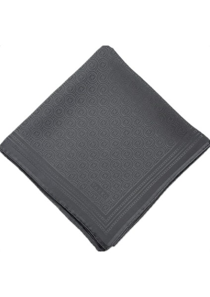 Jakar Monogram Ipek Eşarp 41363-GRI