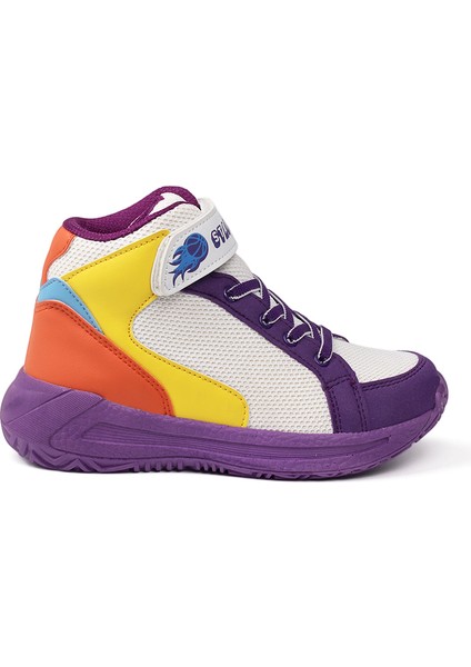 Unisex Çocuk Mor Basket Spor Ayakkabı - Renkli, Rahat Günlük fiyatları