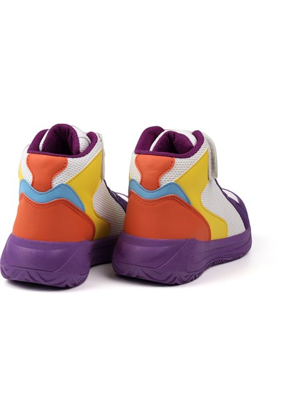 Unisex Çocuk Mor Basket Spor Ayakkabı - Renkli, Rahat Günlük fırsatları
