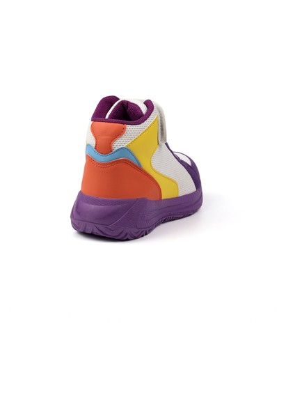 Unisex Çocuk Mor Basket Spor Ayakkabı - Renkli, Rahat Günlük indirimleri