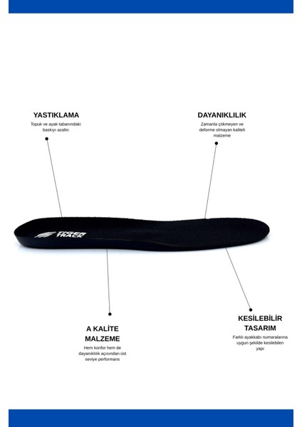 Daily Spor ve Günlük Kullanım İçin Ultra Konforlu Ortopedik Ayakkabı Tabanlığı Kadın Erkek fırsatları