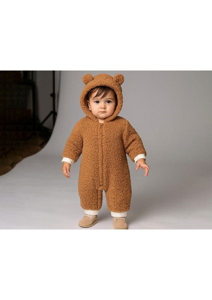 Kuzu Yünlü Welsoft Peluş Unisex Tulum