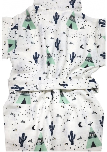 Minicik Kaktüs Bahçesi Bornoz Xl