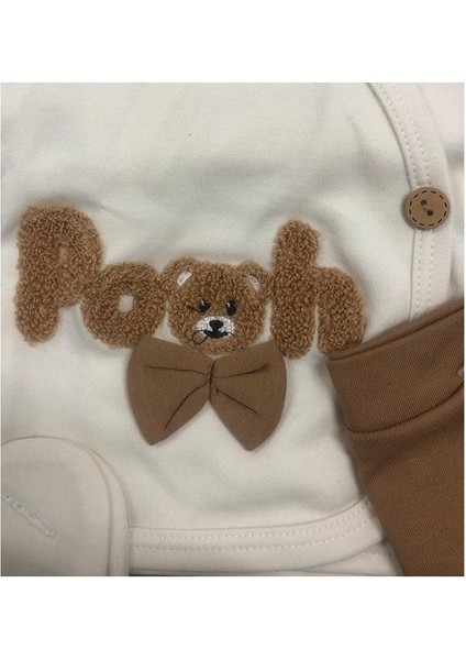 Süzeneli Pooh Nakışlı Fiyonklu 5 Li Erkek Zıbın 0-3 Aylık - Mavi modelleri