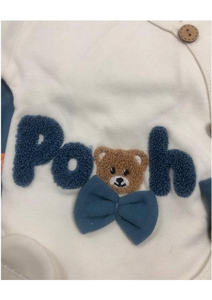 Süzeneli Pooh Nakışlı Fiyonklu 5 Li Erkek Zıbın 0-3 Aylık - Mavi indirimleri