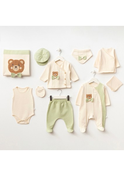 Erkek Bebek Minizeyn 0-3 Ay Ayıcık Süzeneli 10 Lu Set