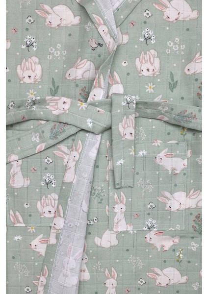 Minicik Cici Tavşanlar Bornoz S