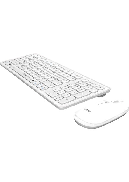 D300 Beyaz Kablosuz Klavye Mouse Set indirimleri