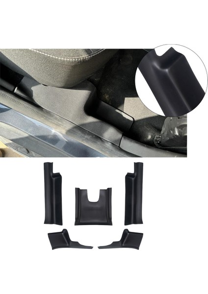 Ferrous Dacia Duster 2018 Sonrası Halı Koruma Kapı Eşiği Plastiği Dayanıklı ABS Kolay Montajlı