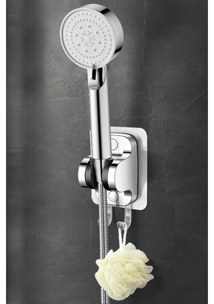 Kendinden Yapışkanlı Duş Başlığı Askısı Mafsal Nano Güçlü 15 kg Taşıyabilen Tutacak Duş Askısı fırsatları