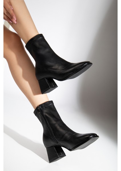 Sandra Streç Bot Siyah fiyatları