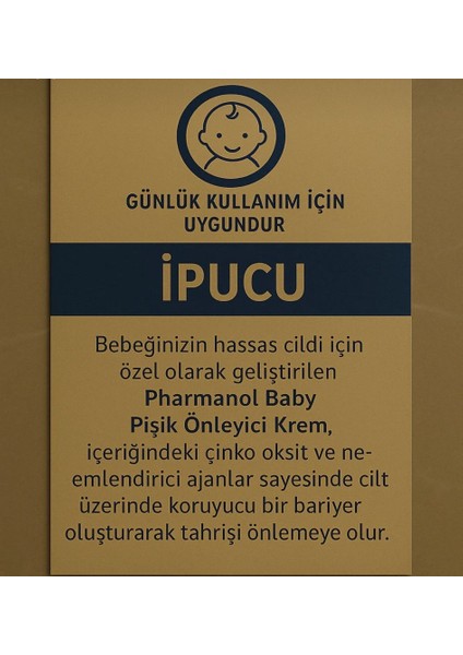 Doğal Bebek Pişik Önleyici ve Rahatlatıcı Nemlendirici - Hassas Cilt - Pişik Merhemi 30 ml x 3ADET fırsatları