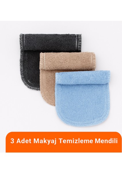 3 Adet Makyaj Temizleme Mendili Makyaj Temizleme Pedi Renkli Pamuklu modelleri