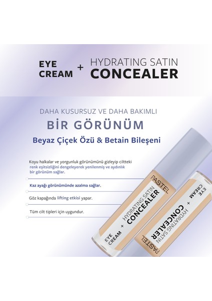 Eye Cream+Hydrating Satin Concealer 66