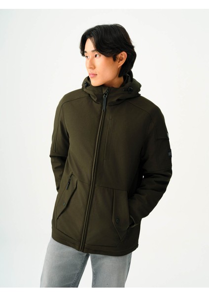 Regular Fit Haki Erkek Mont LF2030155