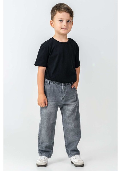 Çift Cepli Lastikli Bel Rahat Erkek Çocuk Pantolon fiyatları