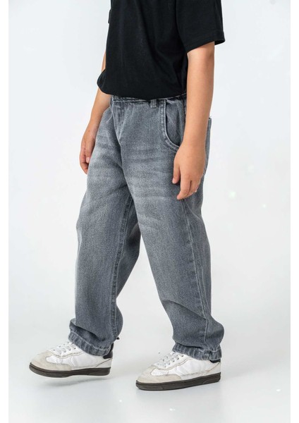 Çift Cepli Lastikli Bel Rahat Erkek Çocuk Pantolon indirimleri