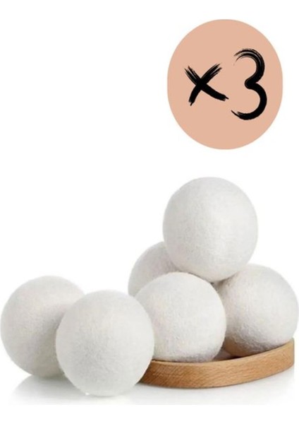 Ecoball Yün Kurutma Topları 3'lü Doğal Yumuşatıcı Statik Azaltıcı Çamaşır Makinesi Kullanımı