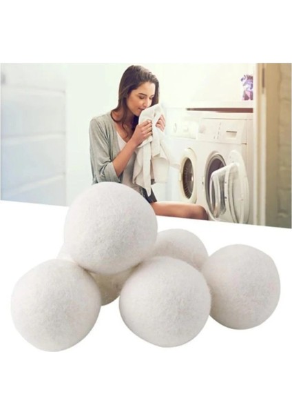 Ecoball Yün Kurutma Topları 3'lü Doğal Yumuşatıcı Statik Azaltıcı Çamaşır Makinesi Kullanımı