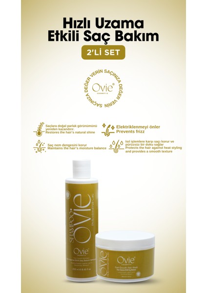 Hızlı Uzama Etkili Saç Bakım Seti