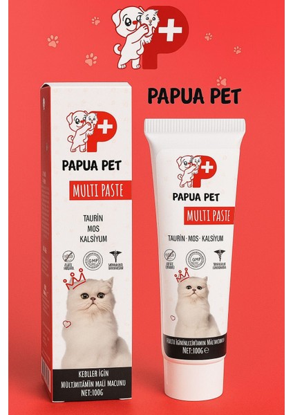Papua Paste Multi Paste Taurin Mos Kalsiyum Etkili