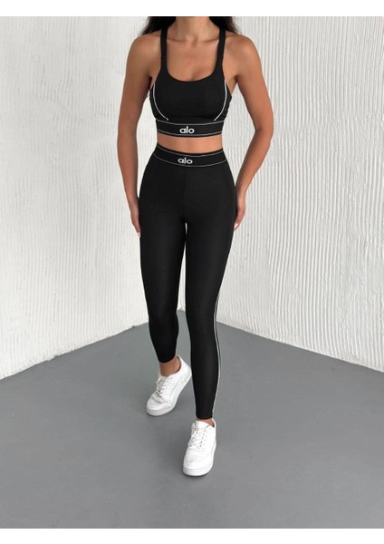 Toparlayıcı Büstiyer Tayt Takım