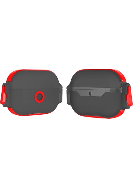 Airpods Uyumlu Tkdw Airbag 34 Darbelere Karşı Dayanıklı Kılıf-Kırmızı