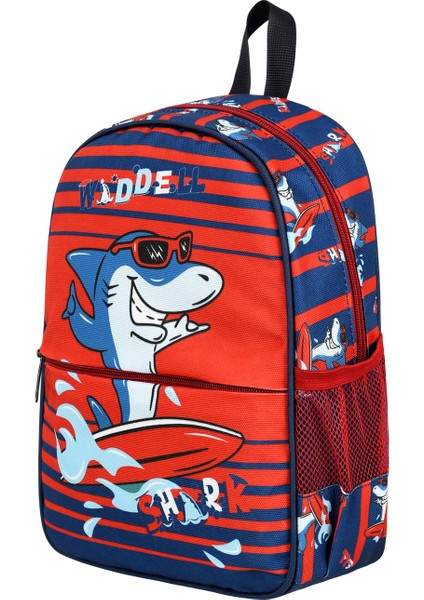 Waddell Lisanslı Köpekbalığı Baskılı Okul Öncesi Anaokul,kreş Erkek Çocuk Sırt Çantası modelleri