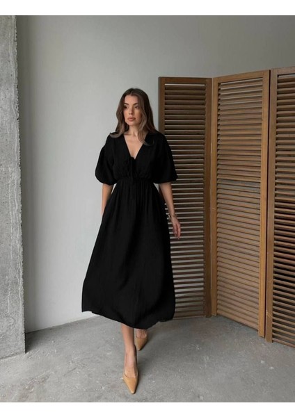 Müslin Şık Tasarım Elbise