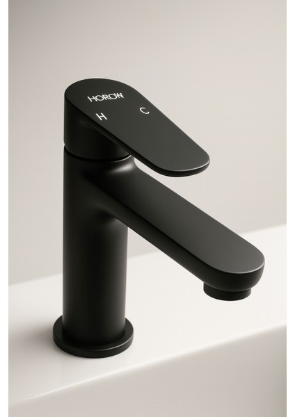 Mat Siyah Banyo Musluğu - Tek Kollu Batarya fiyatları