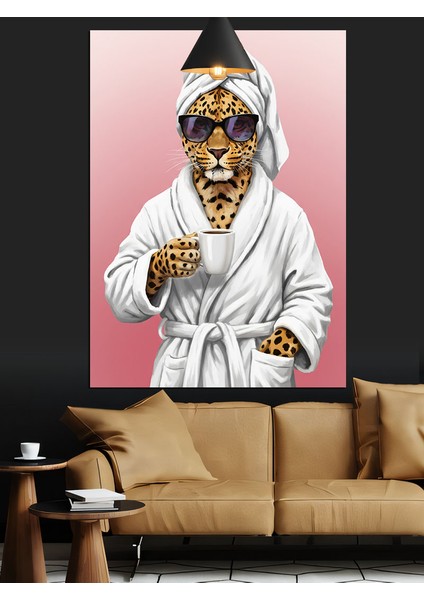 Bornozlu Çita Kahve Dekoratif Kanvas - Mdf Ahşap Tablo fiyatları