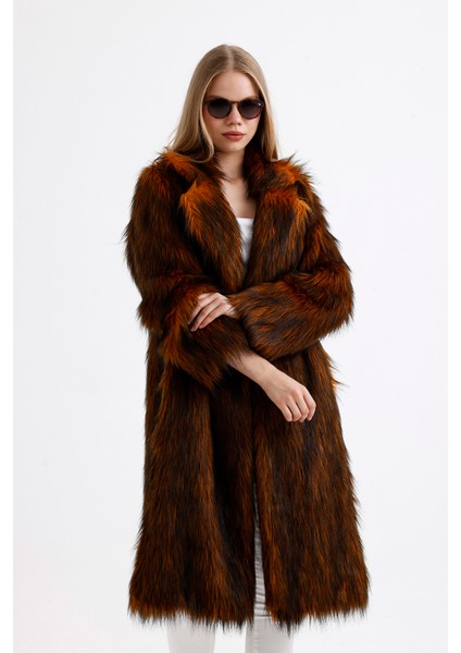 Ingiliz Yaka Kürk Manto (Yüksek Gramaj Ekstra Kalın) indirimleri