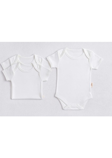 5 Li Set Organik %100 Pamuk 0-3 Aylık 3 Yaş Arası Kız Erkek Çıtçıtlı Body Zıbın indirimleri